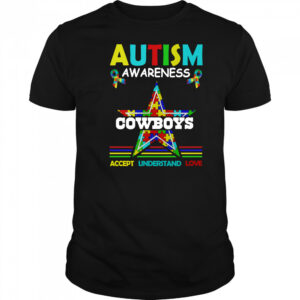 Autism awareness Dallas Cowboys accept understand love shirt