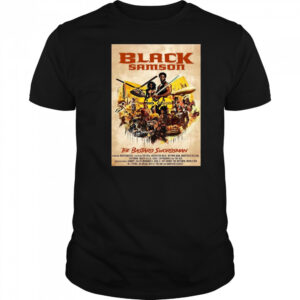 Black Samson The Bastard Swordsman Starring Mathematics Featuring The RZA Inspectah Deck Method Man Poster t-shirt