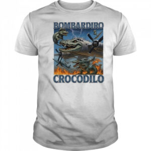 Bombardiro Crocodilo Italian Brainrot Meme Shirt