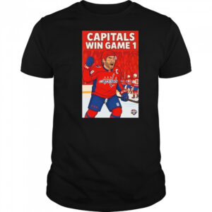 Capitals win game 1 Alexander Ovechkin Washington Capitals cartoon shirt
