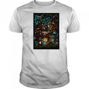 Dave Matthews Band Poster 2023 Wilmington, NC Tour Limited Poster shirt