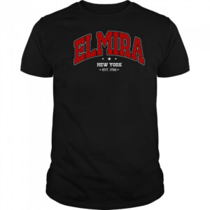 Elmira New York NY Souvenir College T-Shirt