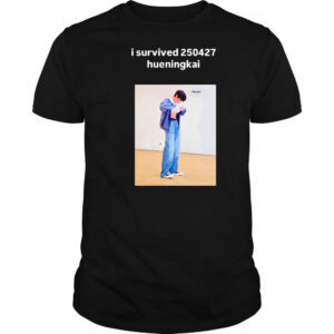 I survived 250427 hueningkai shirt