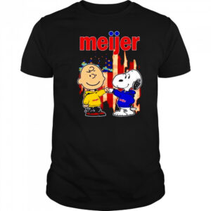 Meijer Charlie Brown and Snoopy shirt