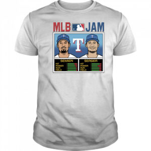 MLB Jam Texas Rangers Semien and Seager Shirt