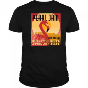 Pearl Jam The Mighty April 26 2025 Hollywood Florida Hard Rock Live t-shirt