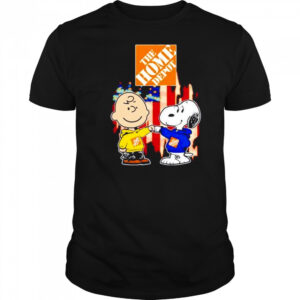 The Home Depot Charlie Brown and Snoopy shirt