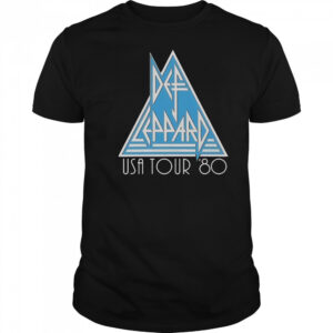 Top Def Leppard USA Tour ’80 T-Shirt