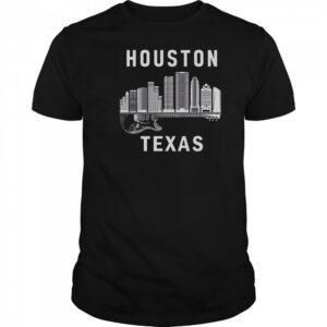 Top Houston City Skyline Music Texas Souvenir Houston T-Shirt