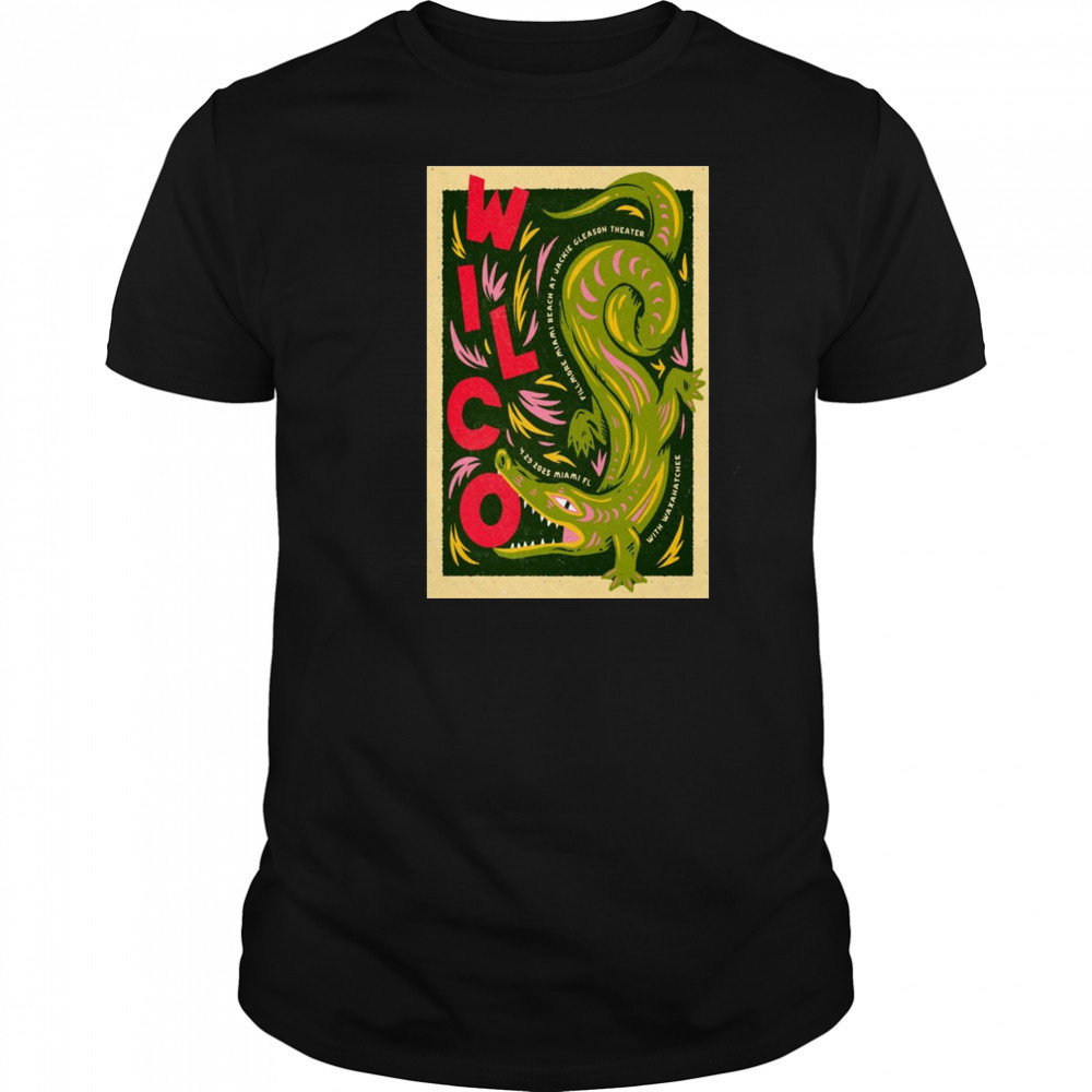 Wilco Fillmore Miami Beach at Jackie Gleason Theatre Miami Beach FL April 29 2025 Tour t-shirt Wilco Fillmore Miami Beach at Jackie Gleason Theatre Miami Beach FL April 29 2025 Tour t-shirt