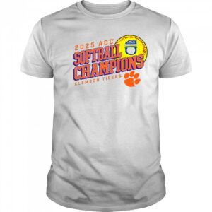 2025 Clemson Tigers ACC Softball Conference Tournament Champions t-shirt