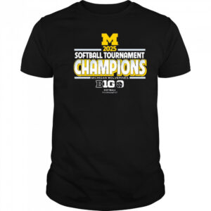 2025 Michigan Wolverines Big Ten Softball Conference Tournament Champions Locker Room NCAA t-shirt