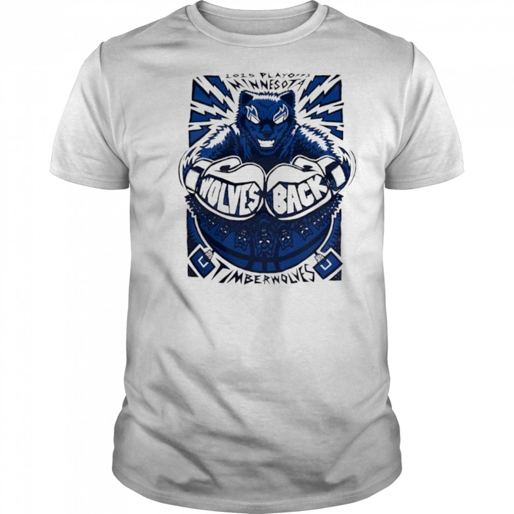 2025 Playoffs Minnesota Timberwolves Wolves back shirt