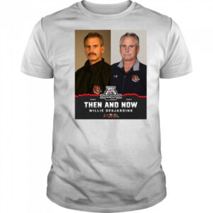2025 WHL Championship Then And Now Willie Desjardins Medicine Hat Tigers t-shirt