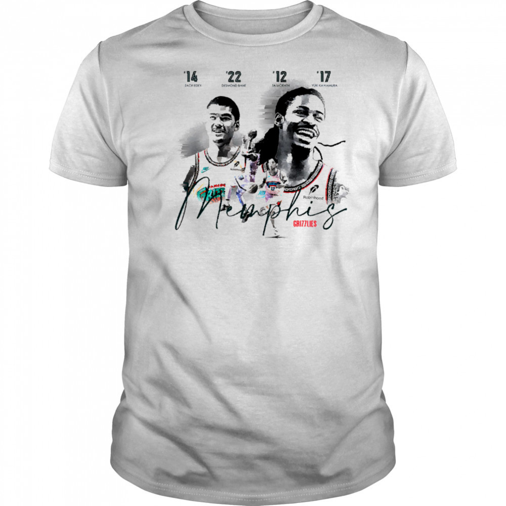 4 legendary players of the current Memphis Grizzlies team shirt