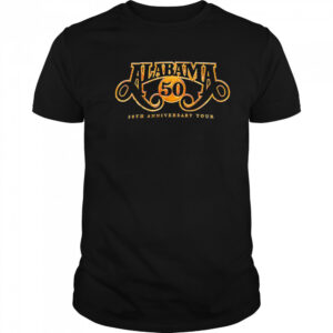 Alabama 50th Anniversary Tour 2025 shirt