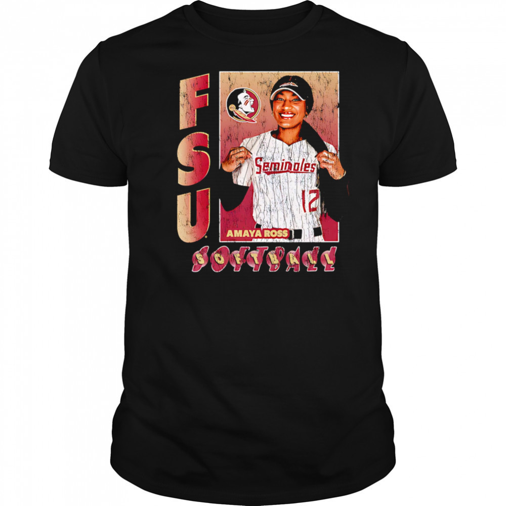 Amaya Ross Florida State softball retro shirt