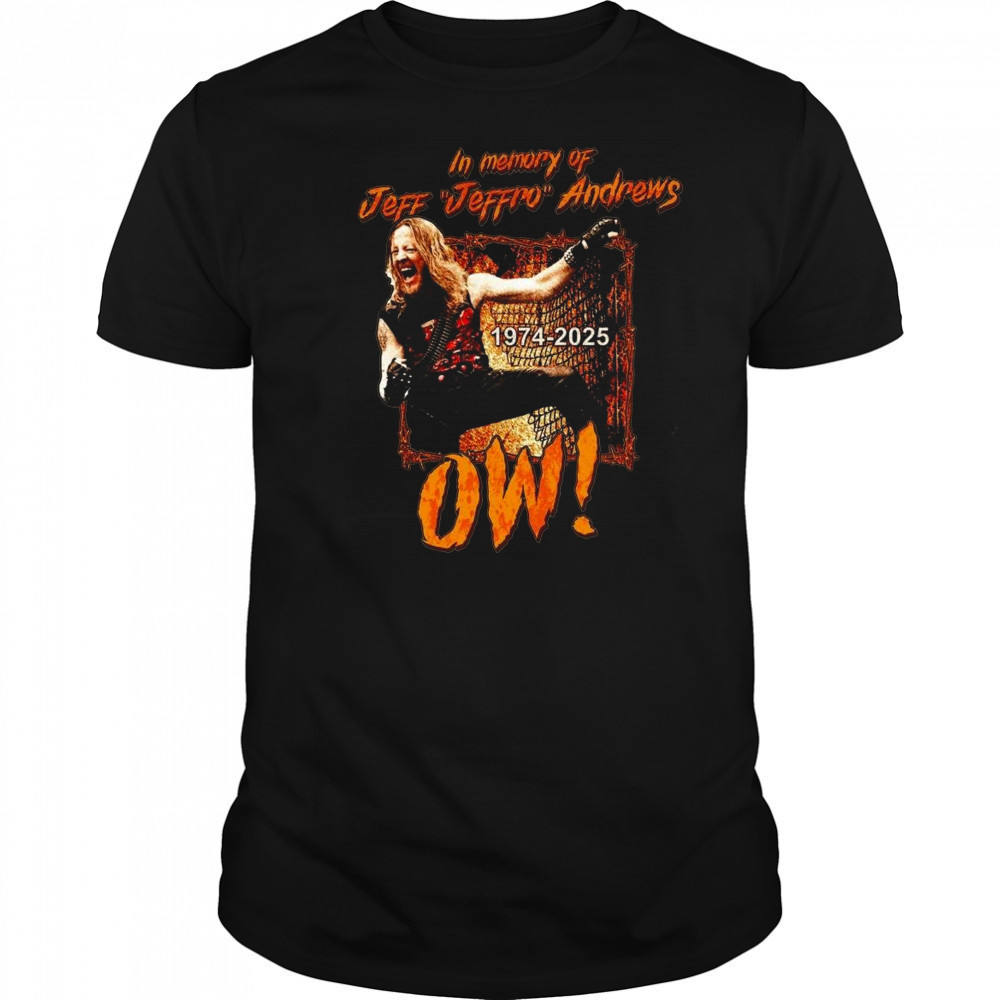 Armor Column Jeffro In Memory Of Jeff Jeffro Andrews 1974-2025 Shirt