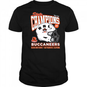 Balboa State Champs Buccaneers helmet shirt