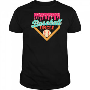 Baseball Uncle Ice Cream Drip shirt