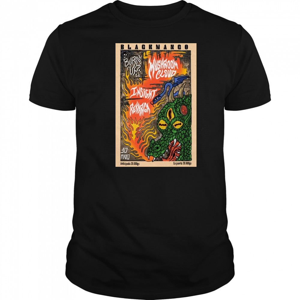 Black Mango Company May 102 2025 Burn Up Shirt