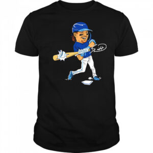 Bobby Witt Jr baseball caricature shirt