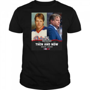 Brad Lauer 1986 – 2025 Then And Now Spokane Chiefs WHL Championship Poster t-shirt