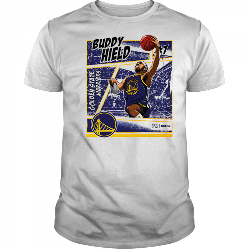 Buddy Hield Golden State Warriors comic shirt