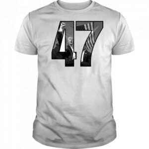 Charlie Kirk Trump 47 Fighting T-shirt