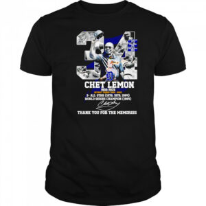 Chef Lemon 1955 2025 Detroit Tigers 1982 1990 thank you for the memories shirt