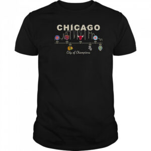 Chicago Sports History City Of Champions T-Shirt