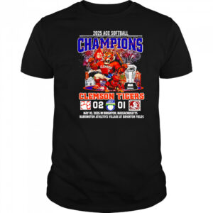 Clemson Tigers 2025 ACC Softball Champions Beat Seminoles shirt