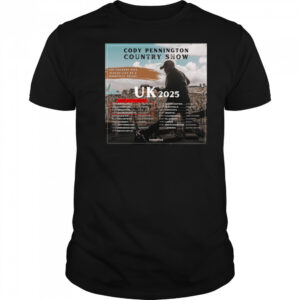 Cody Pennington Country Show UK Tour 2025 Shirt