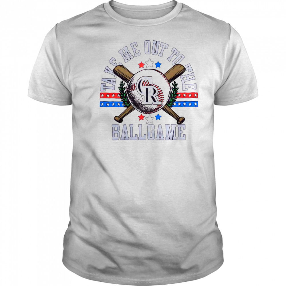 Colorado Rockies Take Me Out To The Ballgame T-Shirt