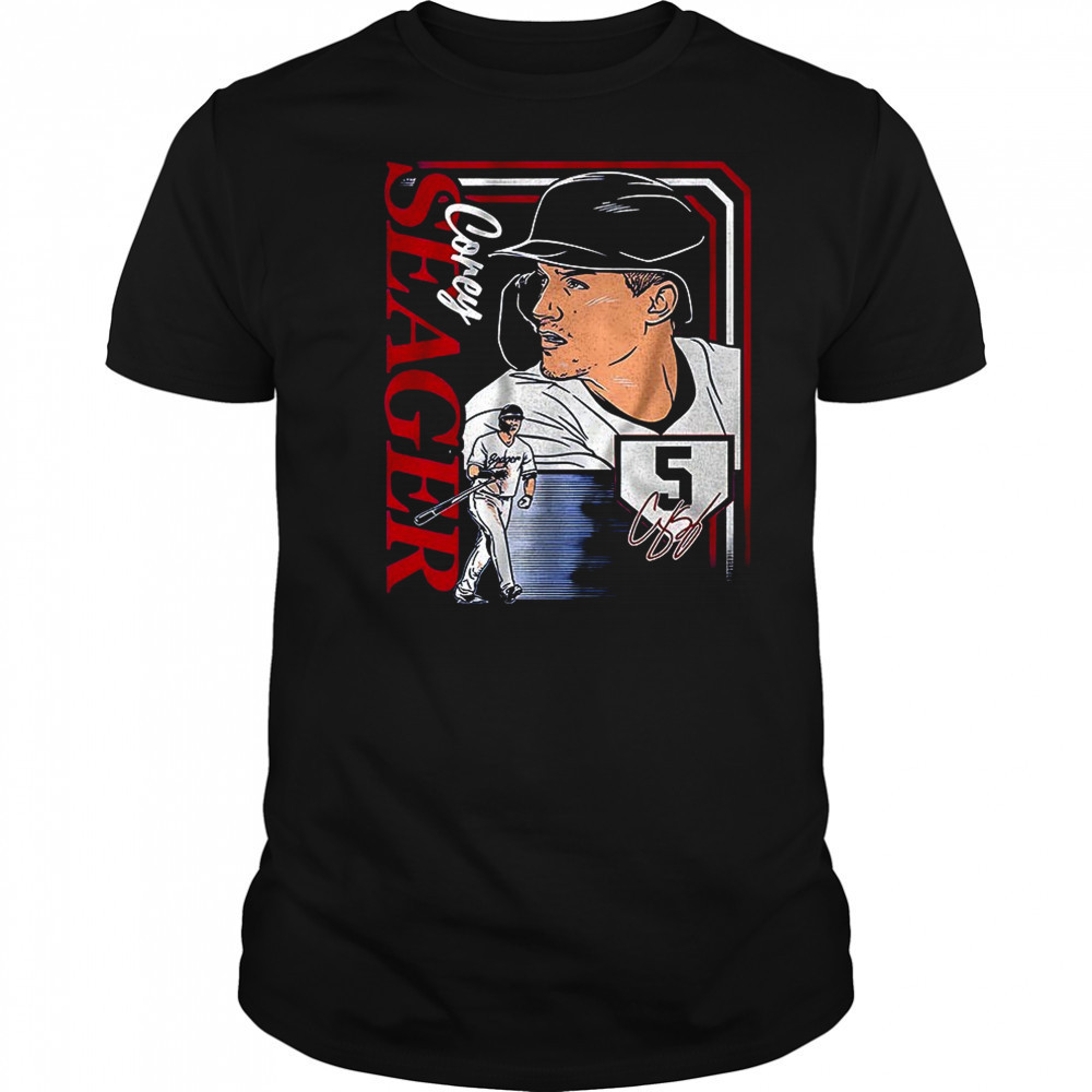 Corey Seager Texas Rangers MLB collage frame graphic shirt