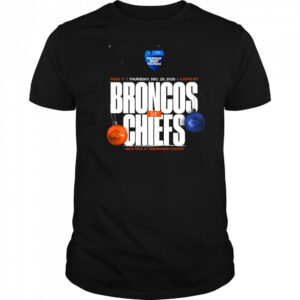 Denver Broncos vs Kansas City Chiefs Week 17 Dec 25 2025 Geha Field At Arrowhead Stadium t-shirt