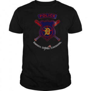 Detroit Tigers National Police Week Night 2025 Baseball T-Shirt