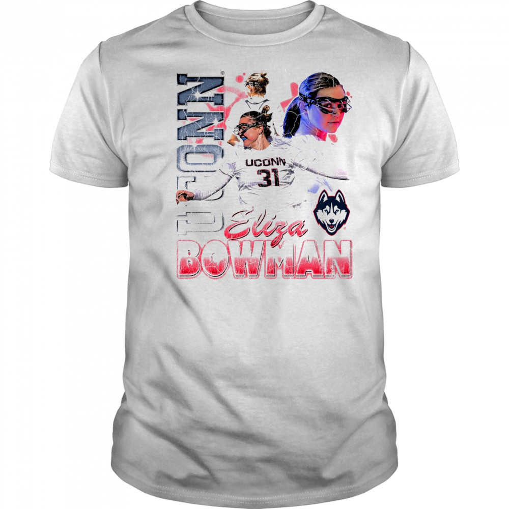 Eliza Bowman Uconn Huskies Lacrosse NCAA Division I 90s Graphic t-shirt