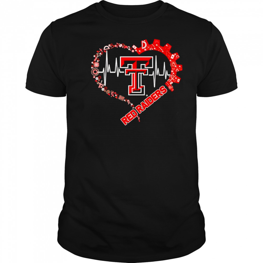 Engineering Heartbeats Texas Tech Raiders shirt