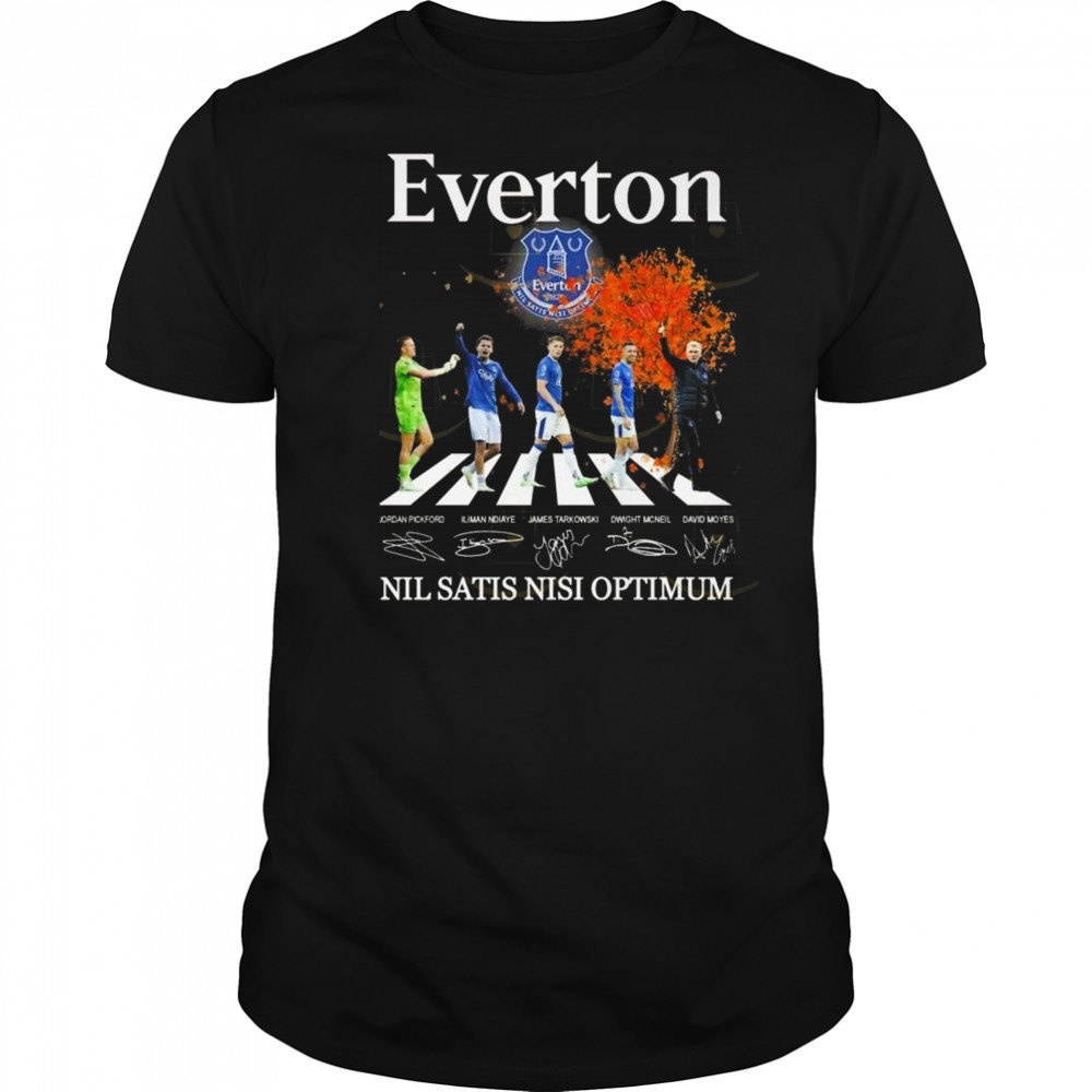 Everton Nil Satis Nisi Optimum Signatures Walking Shirt