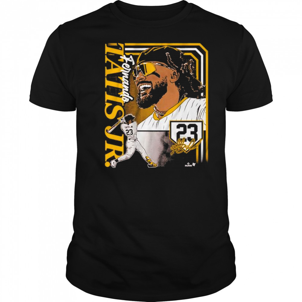 Fernando Tatis Jr Collage Frame MLB San Diego Padres Signature t-shirt