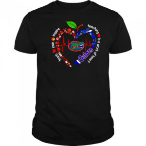 Florida Gators teach love inspire teaching is a work of heart shirt