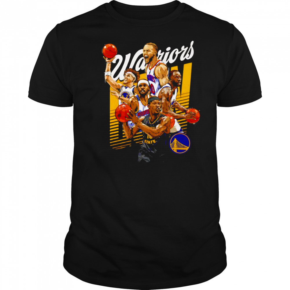 Golden State Warriors Starting 5 shirt