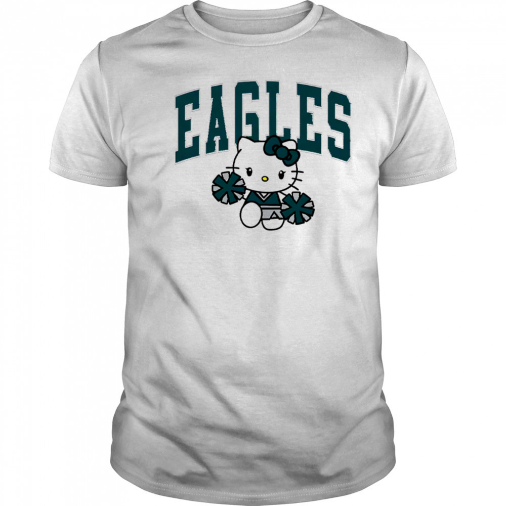 Hello Kitty Cheerleader Philadelphia Eagles Football shirt