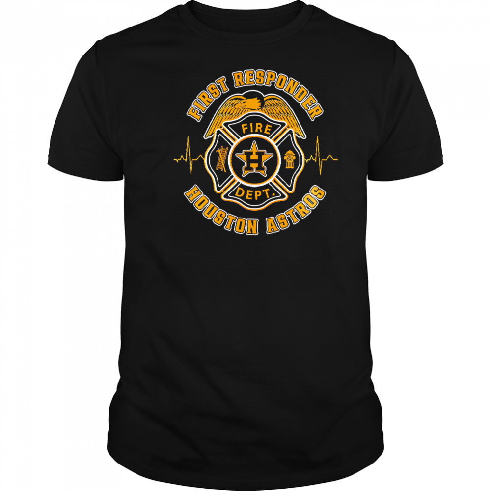Houston Astros MLB x First Responders Night Baseball shirt