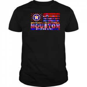 Houston Astros US flag city shirt