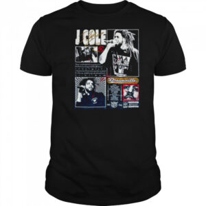 J Cole Faded Washed Hip Hop T Shirt