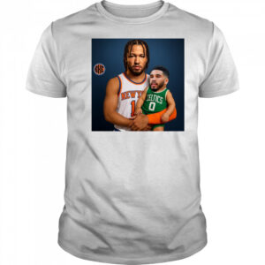 Jalen Brunson New York Knicks Sit The Fuck Down Jayson Tatum Boston Celtics Meme t-shirt
