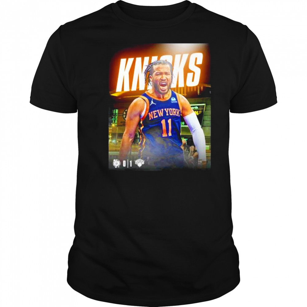 Jalen Brunson New York Knicks steal game 1 in Boston Celtics shirt