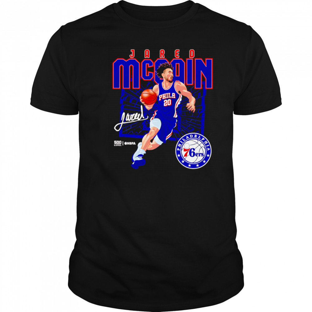Jared McCain Philadelphia 76ers Shattered shirt
